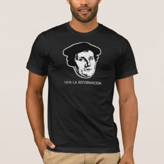 T-shirt La de vivats Reformación - Martin Luther (foncé)