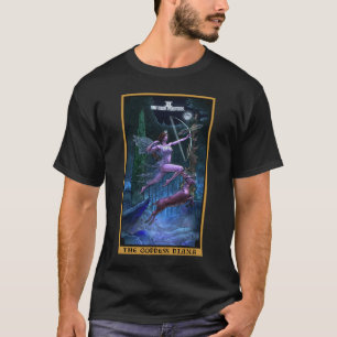 T-shirt La déesse Diana dans la carte Tarot de la grande p