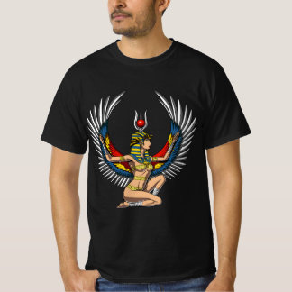 T-shirt La déesse égyptienne Isis Reine Pharaon Hiéroglyph