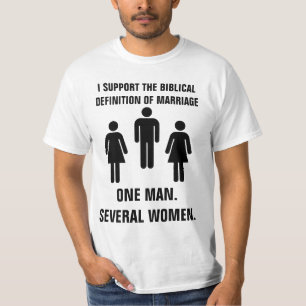 T-shirt La définition biblique du mariage