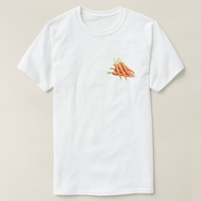 T-shirt La délicieuse carotte sortit (Design devant)