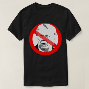T-shirt La démence anti-Donald Trump a traversé le visage