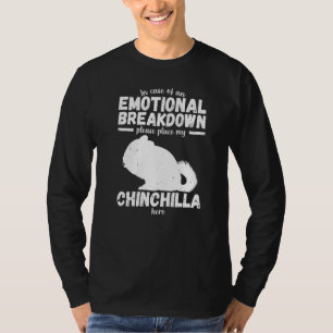 T-shirt La dépression émotionnelle Chinchilla dit femme fi