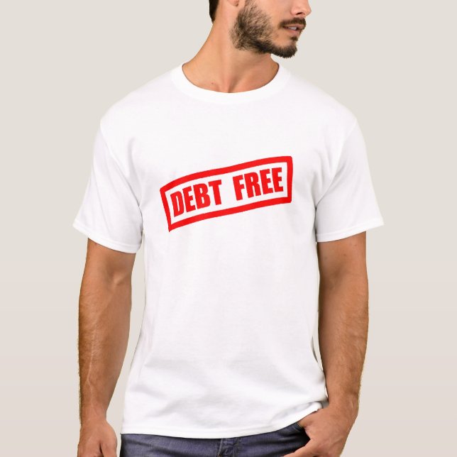 T-shirt La dette libèrent (Devant)