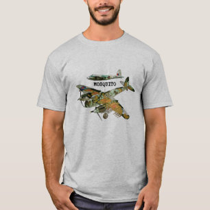 T-shirt La deuxième guerre mondiale vintage de moustique