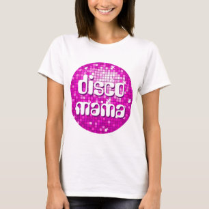 T-shirt La disco couvre de tuiles le rose nano de maman"