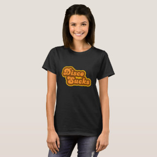 T-shirt La disco suce, rétro les années 70 logo