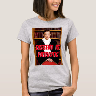 T-shirt La dissidence est le RBG patriotique