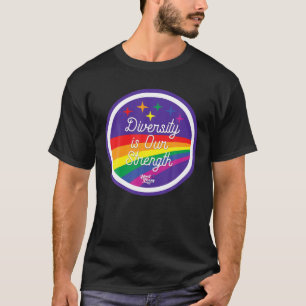T-shirt La Diversité Est Notre Force Pour Le Gay pride