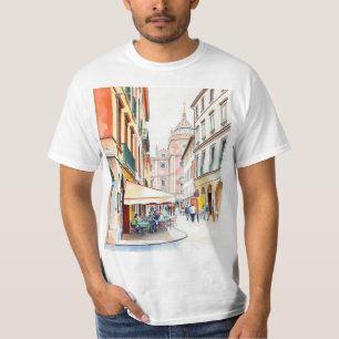 T-shirt La Dolce Vita à Bologne : Piazza Maggiore