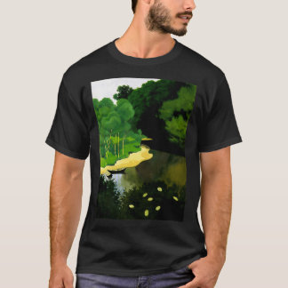 T-shirt La Dordogne avec renac par Felix Vallotton 1925