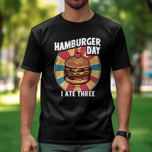 T-shirt La douce surprise : Hamburger avec une cerise sur  (Créateur téléchargé)