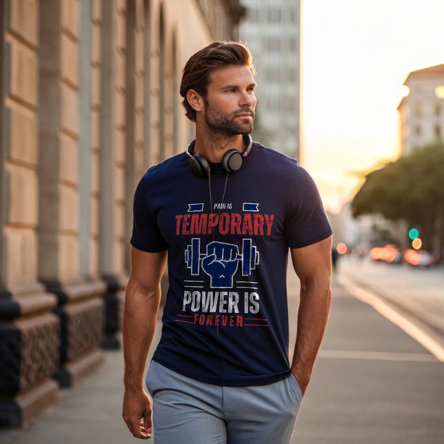 T-shirt La Douleur Est L'Énergie Temporaire Pour Toujours  (Créateur téléchargé)