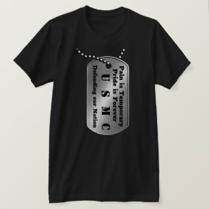 T-shirt La douleur est une fierté temporaire est pour touj