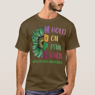 T-shirt La Douleur met fin à la dépression La santé mental