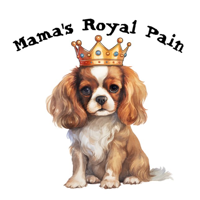 T-shirt La douleur royale de Cocker Spaniel Mama (Créateur téléchargé)