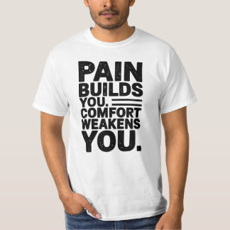 T-shirt La Douleur Vous Conduit Motivationnel En Disant