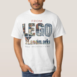 T-shirt L'a élevé pour construire l'avenir – Papa fier 
