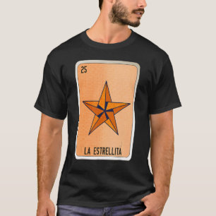 T-shirt La Estrellita Mexicaine Lotterie Cartes de Bingo