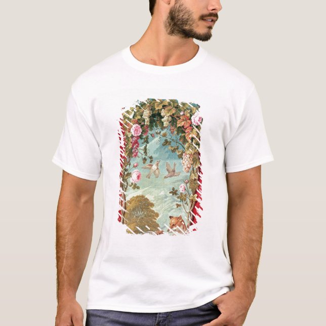 T-shirt La fable d'Ésope le Fox et les raisins (Devant)