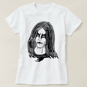 T-shirt La face de maquillage d'Euronymous