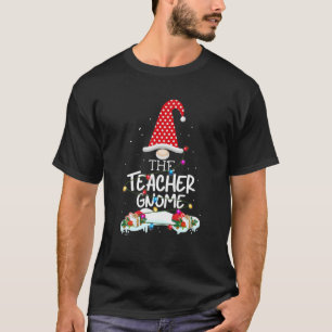 T-shirt La famille de Noël de l'enseignant jumelé Pjs Fu