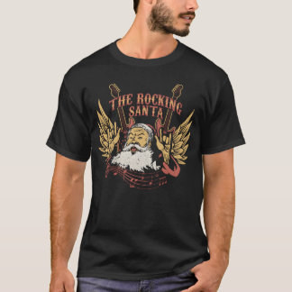 T-shirt La famille de Noël du Père Noël qui se balance