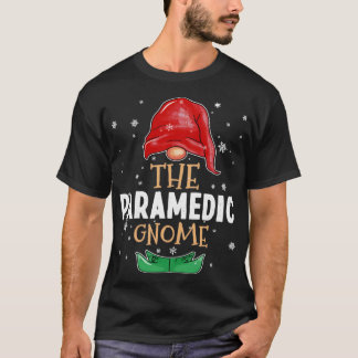 T-shirt La famille paramédicale Gnome Correspond à Noël Ou