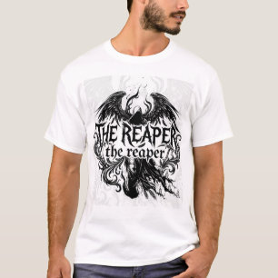 T-shirt La Faucheuse Grim Reaper gothique sombre pour ho