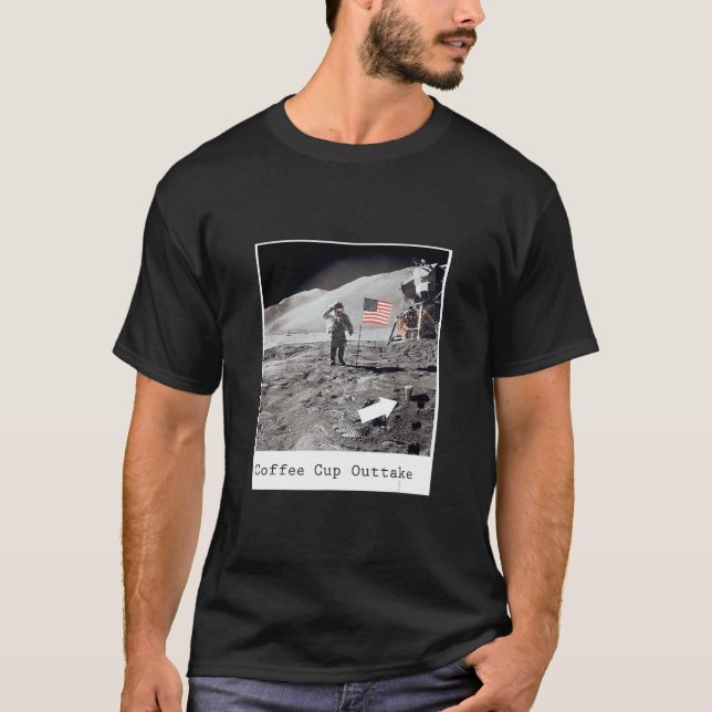 T-shirt La fausse lune qui débarque de la fausse fausse fa (Devant)