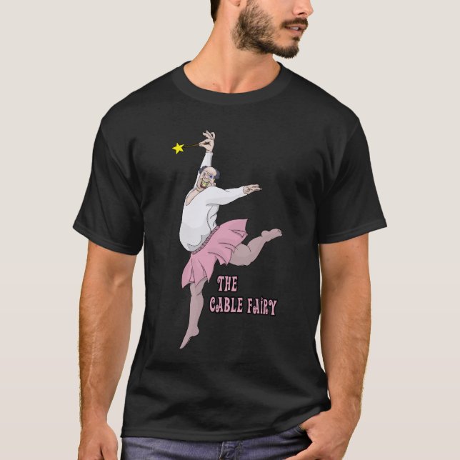 T-shirt La fée de câble (Devant)
