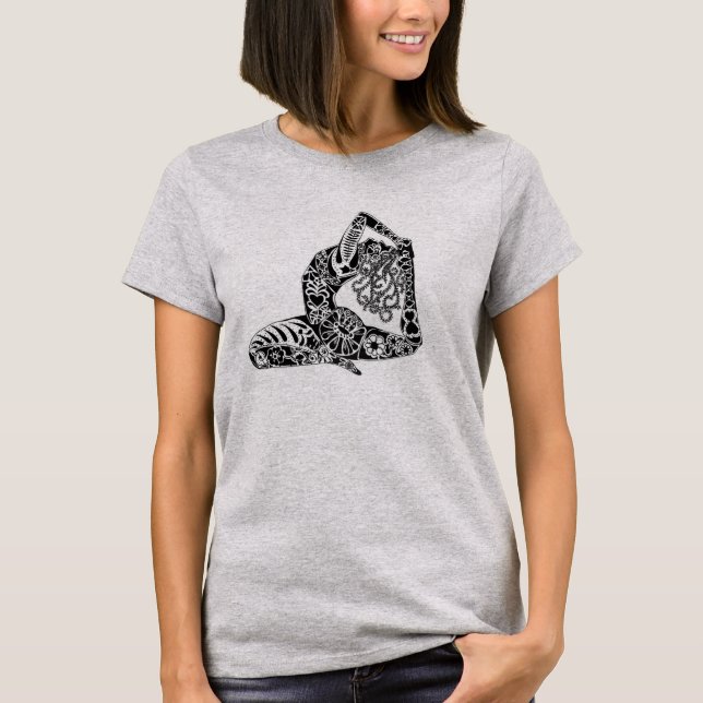 T-shirt La "femme du Yoga" (Devant)