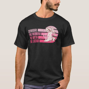 T-shirt La Femme La Femme Le Mythe La Légende Coun Occiden
