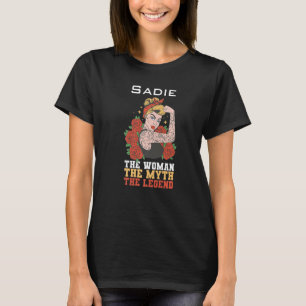 T-shirt La femme le mythe la légende Sadie Premium