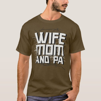 T-SHIRT LA FEMME MOM PA ASSISTANTE PHYSIQUE CITE LA CARTE