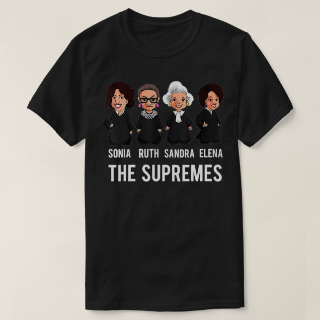 T-shirt La femme suprême juge à la Cour suprême RBG (Design devant)