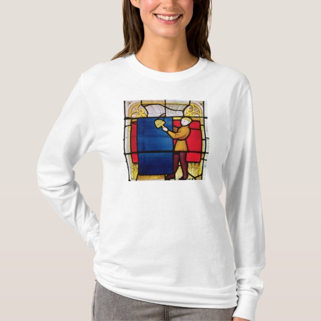 T-shirt La fenêtre du négociant de tissu (Devant)