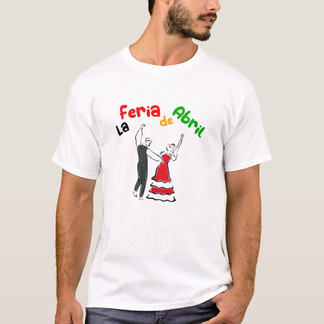T-shirt La feria de Abril - Sevilla (Devant)
