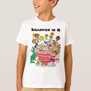 T-shirt La fête d'anniversaire des Flintstones  