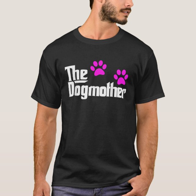 T-shirt La Fête des Mères Amoureux des chiens des Dogmères (Devant)