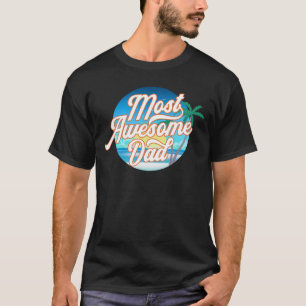 T-shirt La Fête des pères papa la plus géniale   Chemise