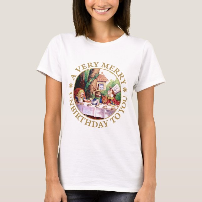T-SHIRT LA FÊTE DU THÉ DE LA MAD HATTER (Devant)