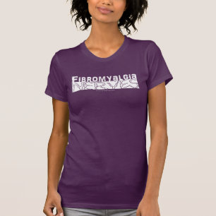 T-shirt La Fibromyalgie Se Pose Sur Mon Nerves Blanc Graph