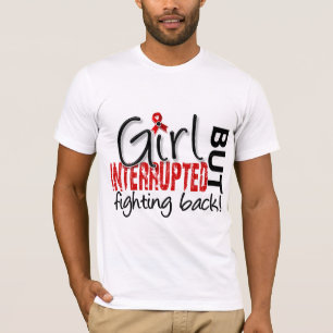T-shirt La fille a interrompu la course 2