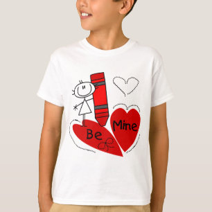 T-shirt La fille de bâton soit à moi Valentine