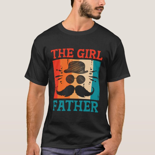 T-shirt La fille Père Parents Conservateurs Protection Mo (Devant)