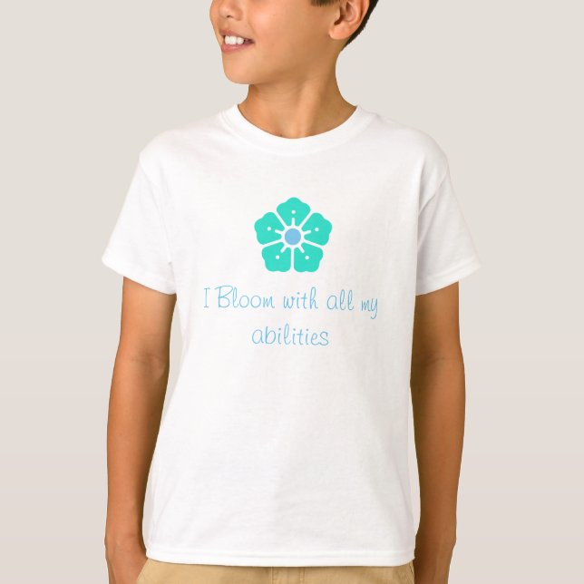 T-shirt La floraison de l'enfant (Devant)