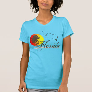 T-shirt La Floride échoue le coucher du soleil