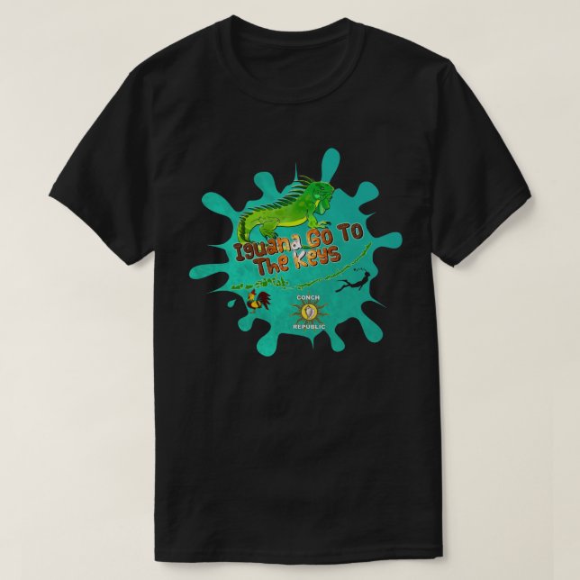 T-shirt La Floride verrouille la chemise (Design devant)