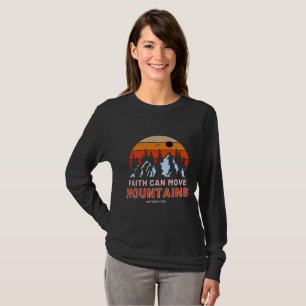T-shirt La foi peut déplacer les montagnes Bible Femmes